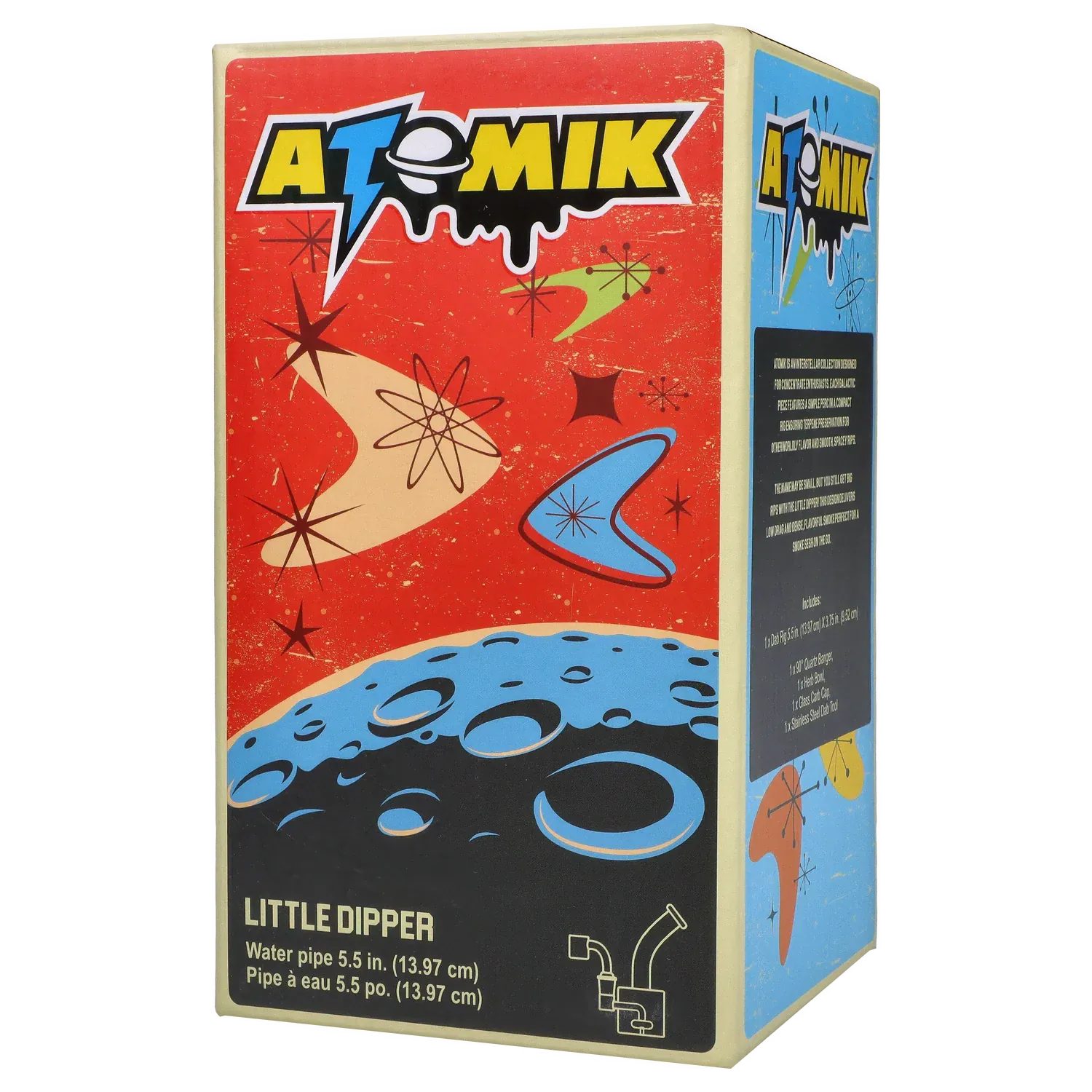 Atomik Little Dipper Dual Use Water Pipe - 5.25 in. - Image 7