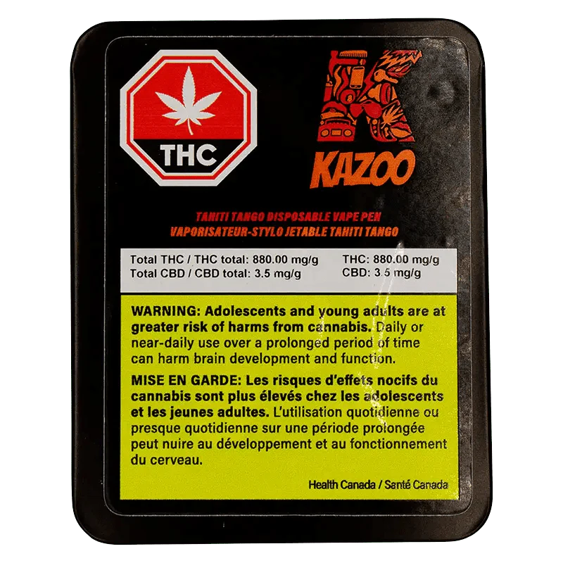 Tahiti Tango Disposable Vape - Image 3