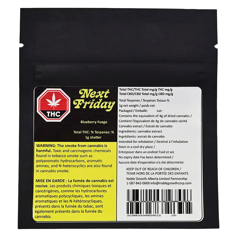 Blueberry Fuego Shatter - Image 3