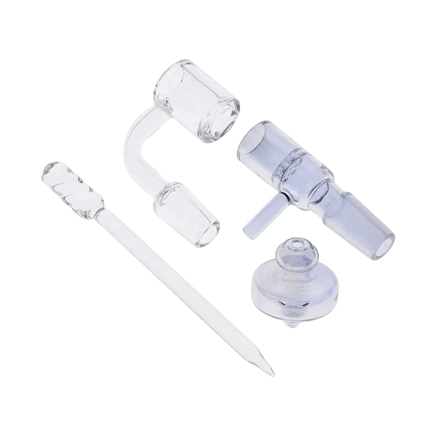 Elite Honeycomb & Dual Cyclone Bent Neck - Anodized Blue - 12.5" - Image 10