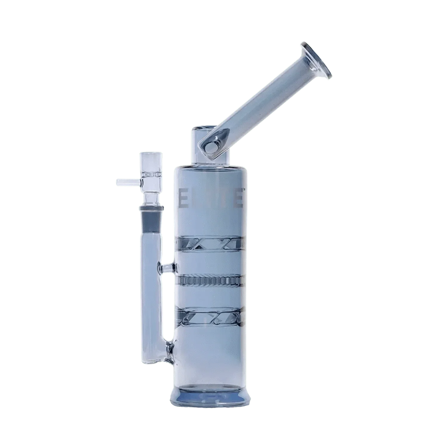 Elite Honeycomb & Dual Cyclone Bent Neck - Anodized Blue - 12.5" - Image 3