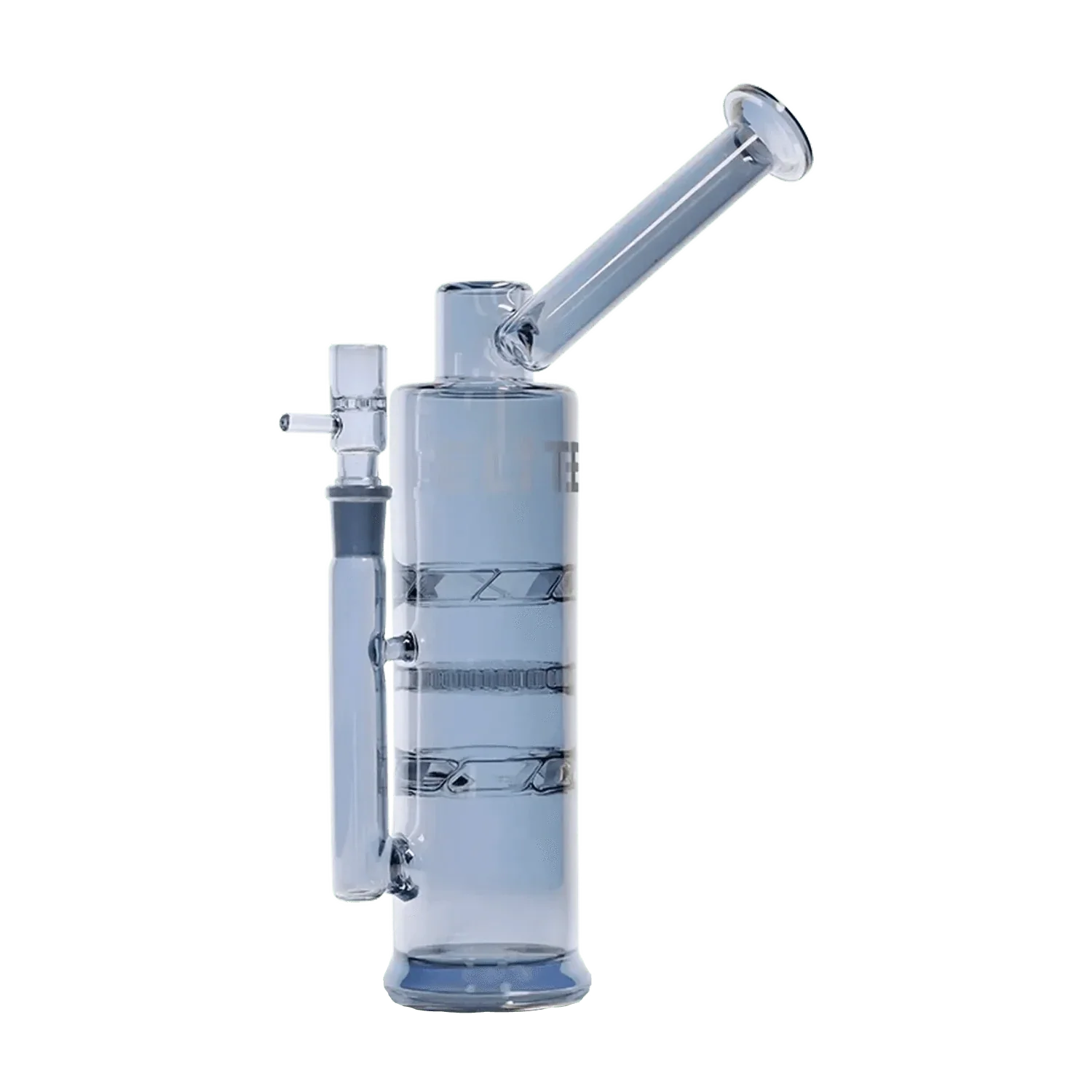 Elite Honeycomb & Dual Cyclone Bent Neck - Anodized Blue - 12.5" - Image 4