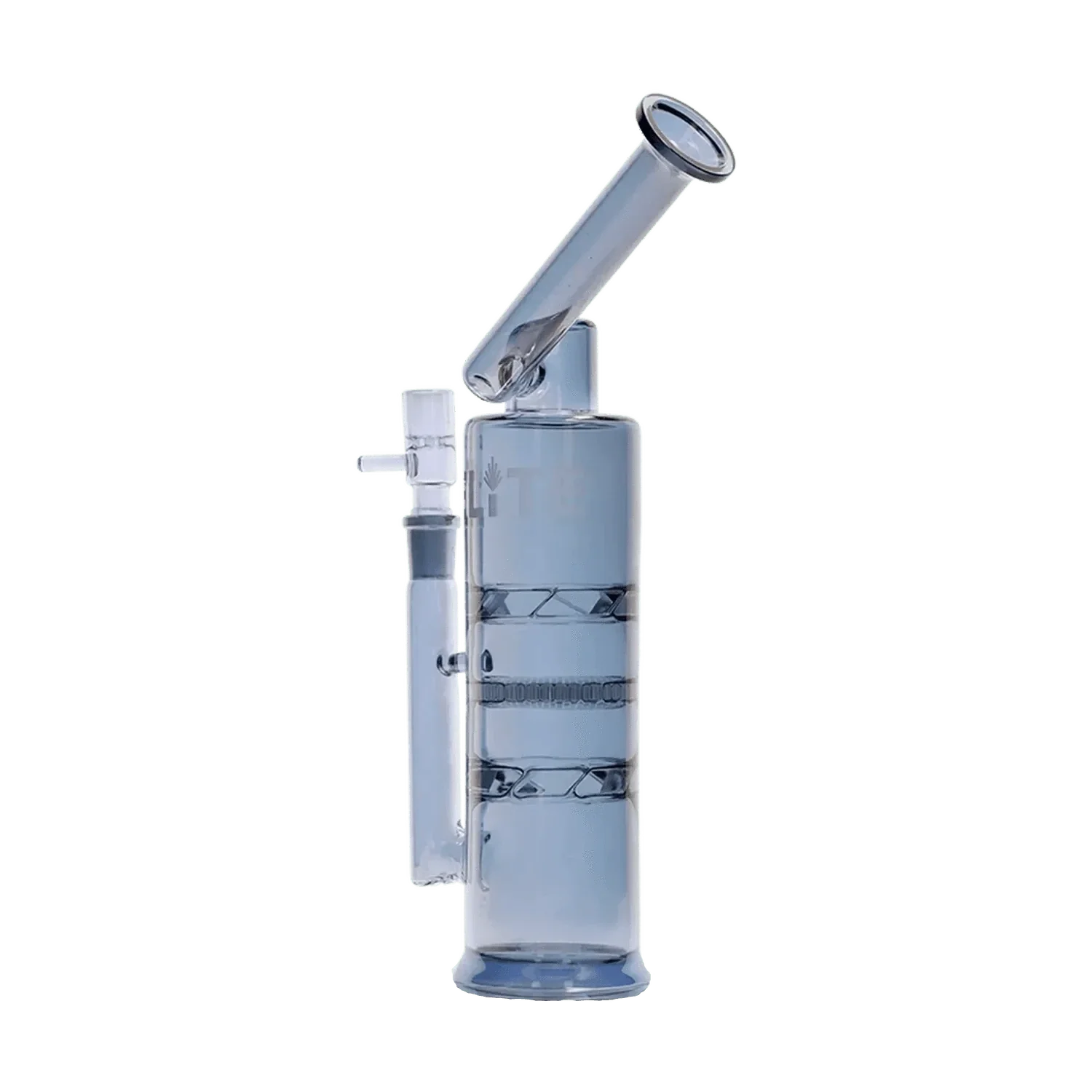 Elite Honeycomb & Dual Cyclone Bent Neck - Anodized Blue - 12.5" - Image 7