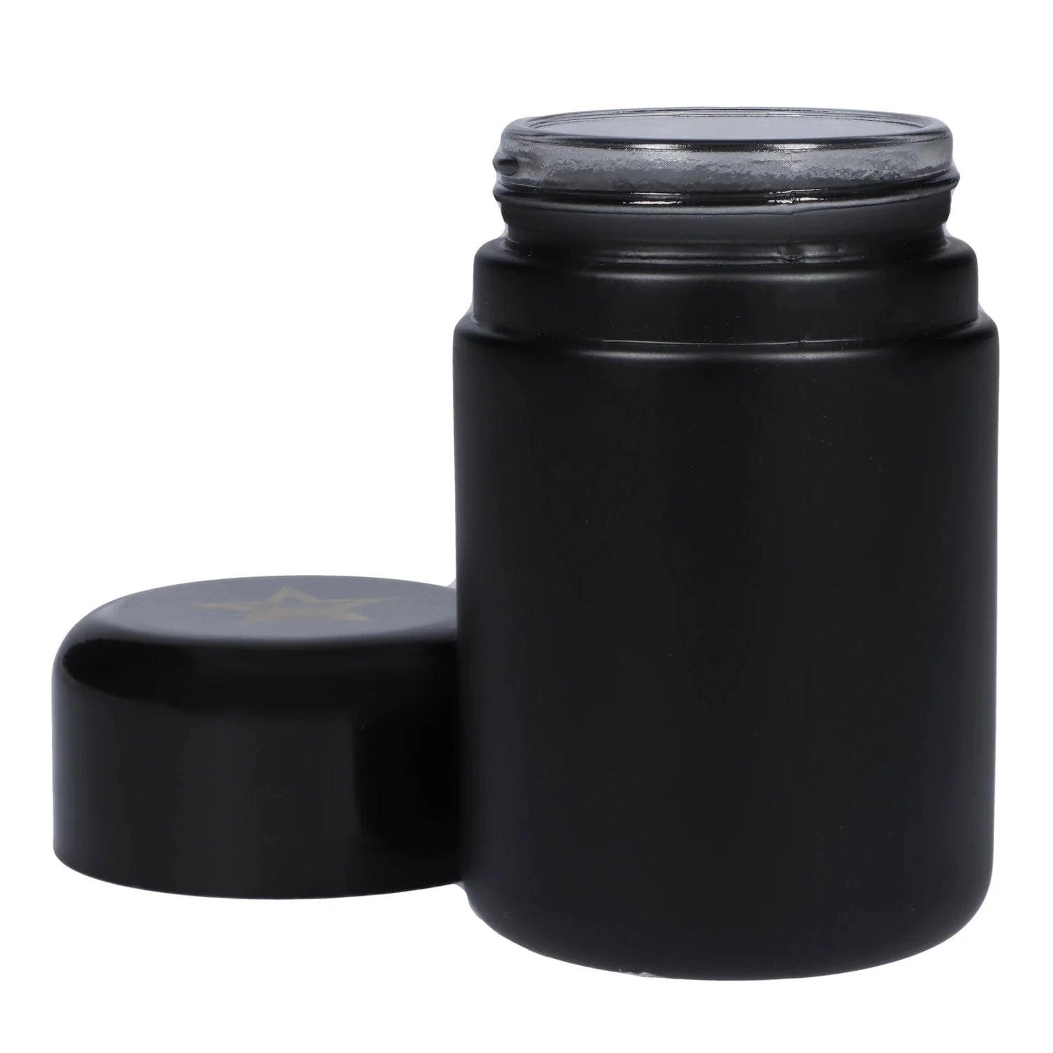 Famous Design Glass Jar - Black - Medium 180ml - Image 3