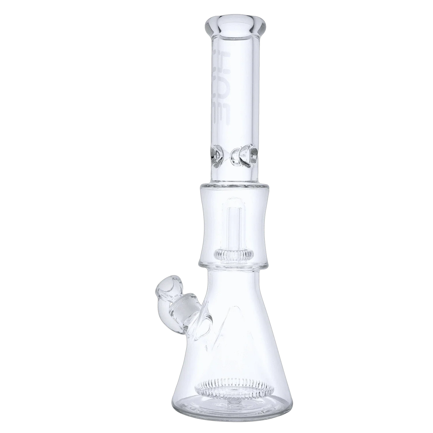 Hue Pyramid Water Pipe Clear - 16.25" - Image 3