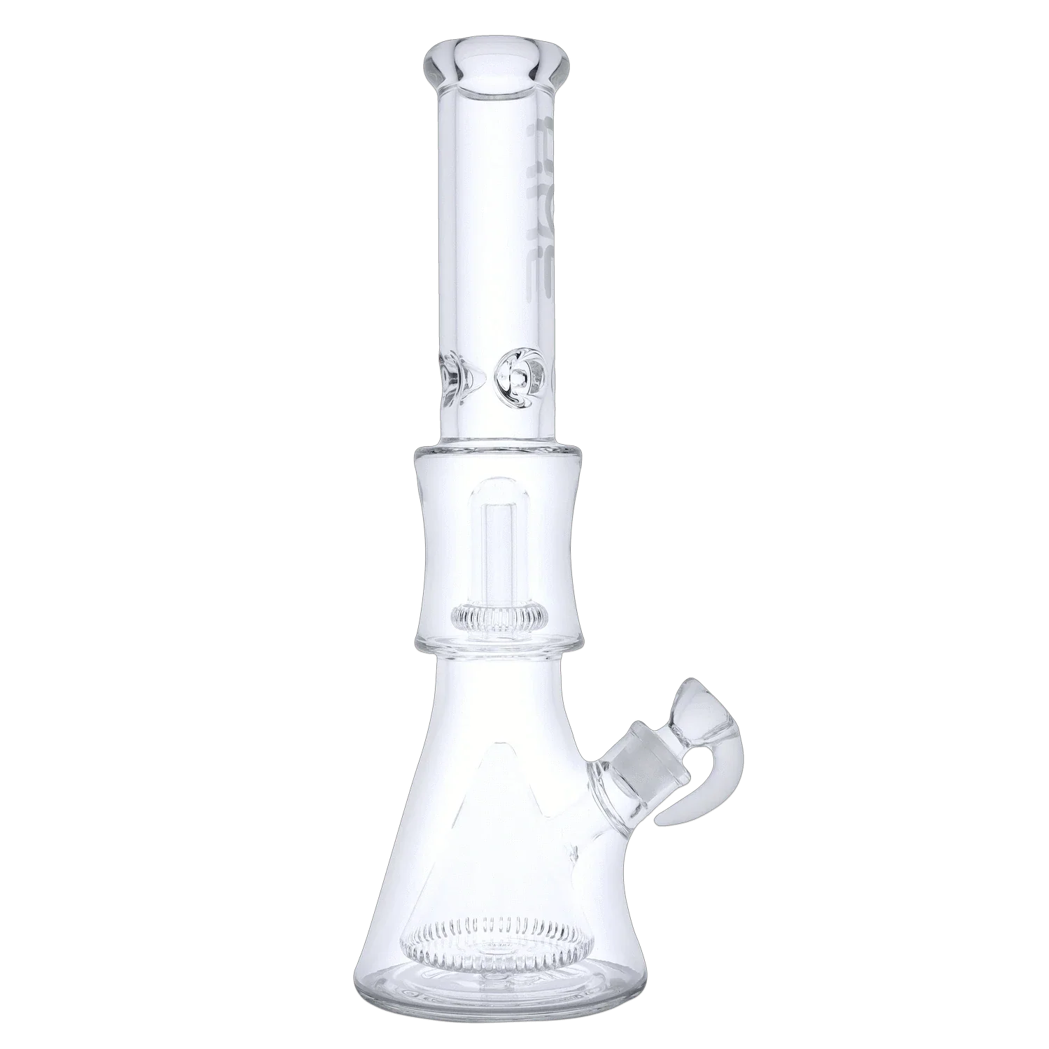 Hue Pyramid Water Pipe Clear - 16.25" - Image 5