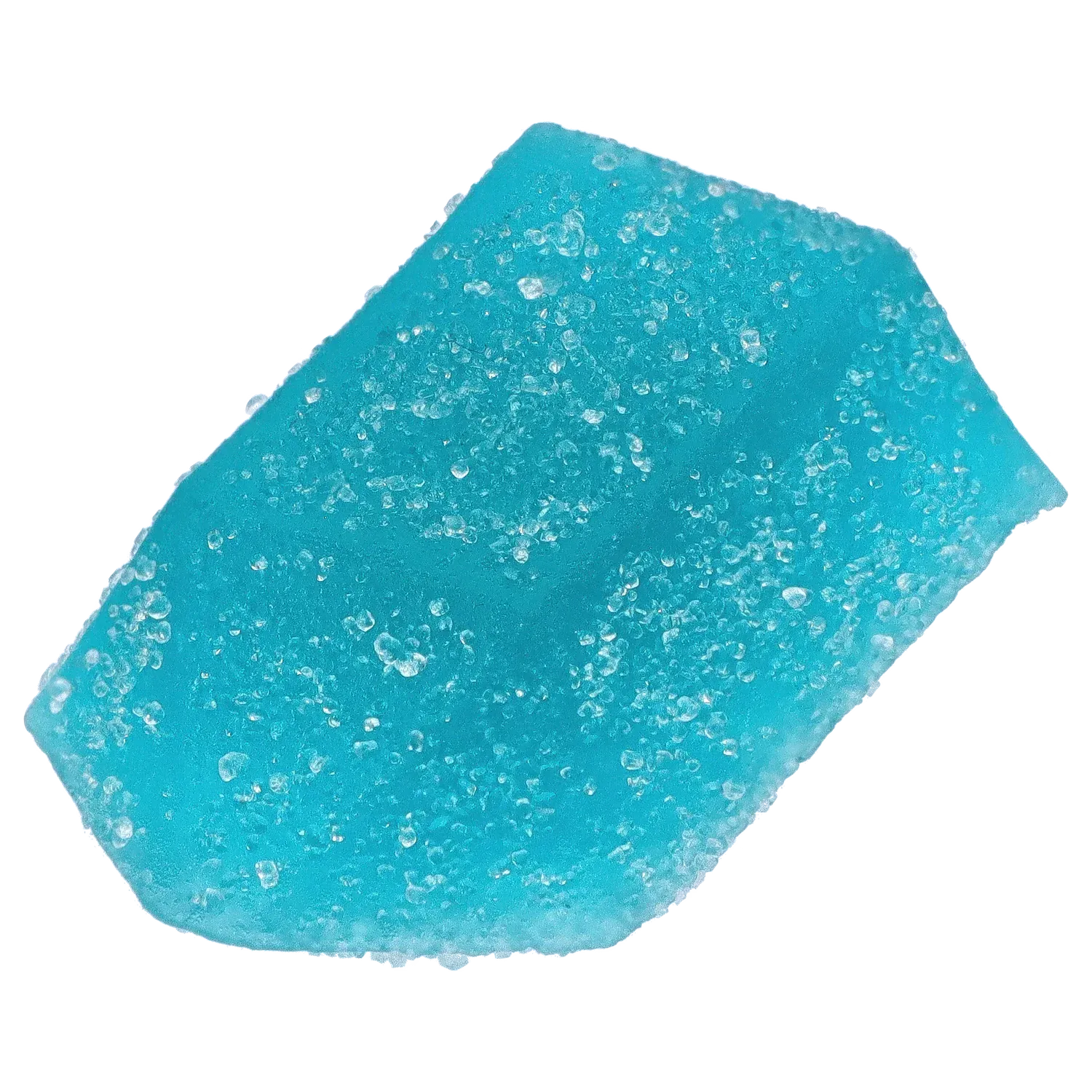 THC+CBN Blue Topaz Crystal Blue Raspberry Gummies - Image 3