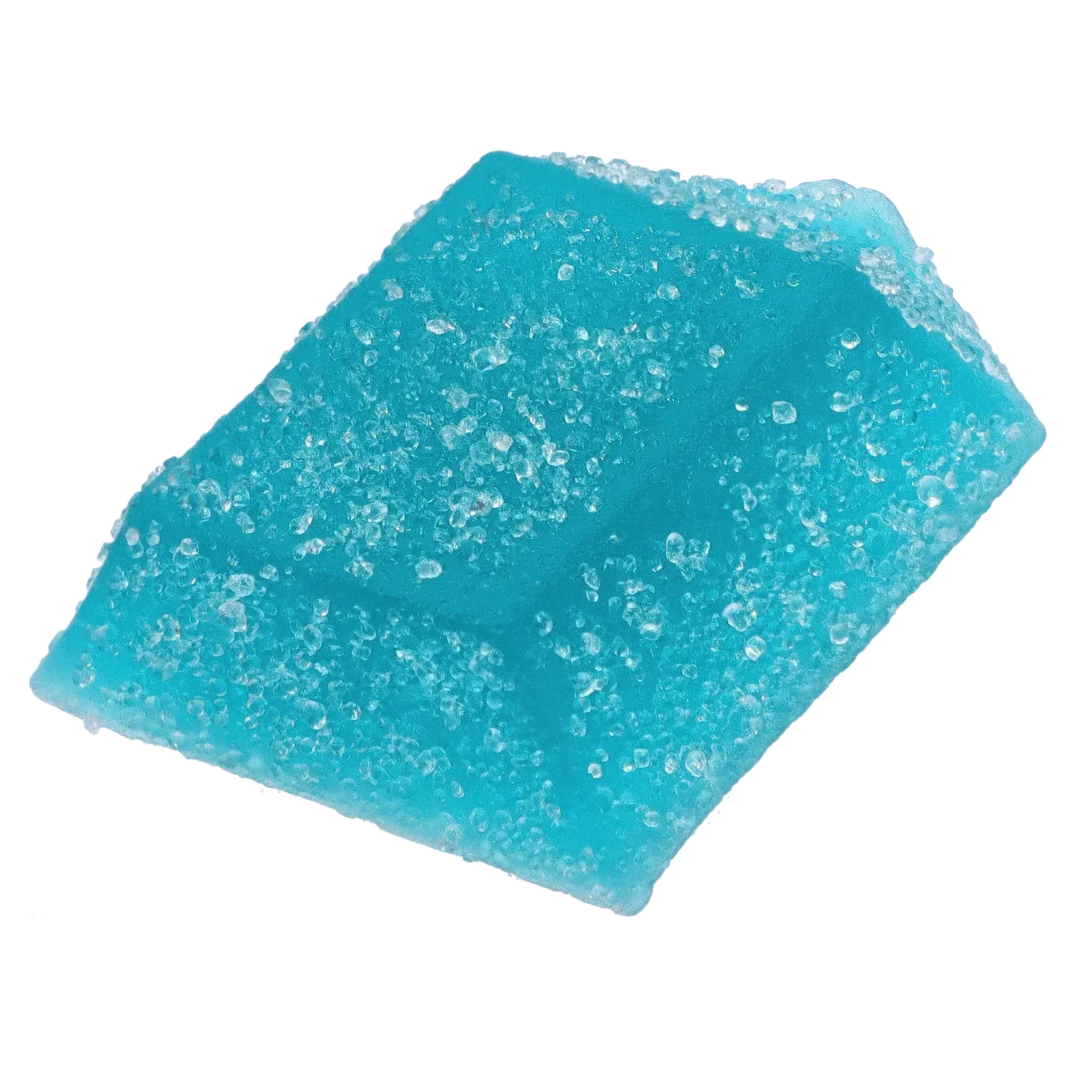 THC+CBN Blue Topaz Crystal Blue Raspberry Gummies - Image 4