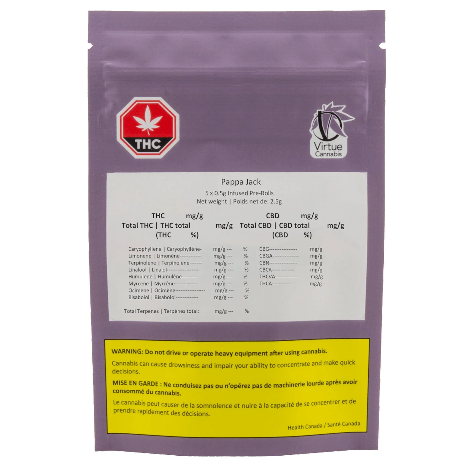 Pappa Jack Infused PR 5 x 0.5 g - Image 3