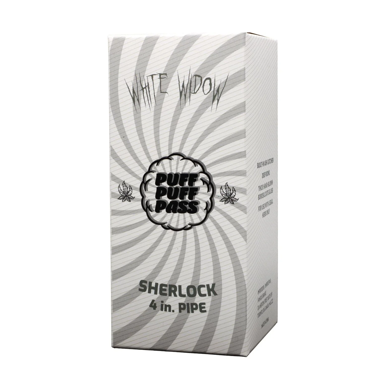 Puff Puff Pass Strains White Widow Sherlock -Jade White - 4in. - Image 10