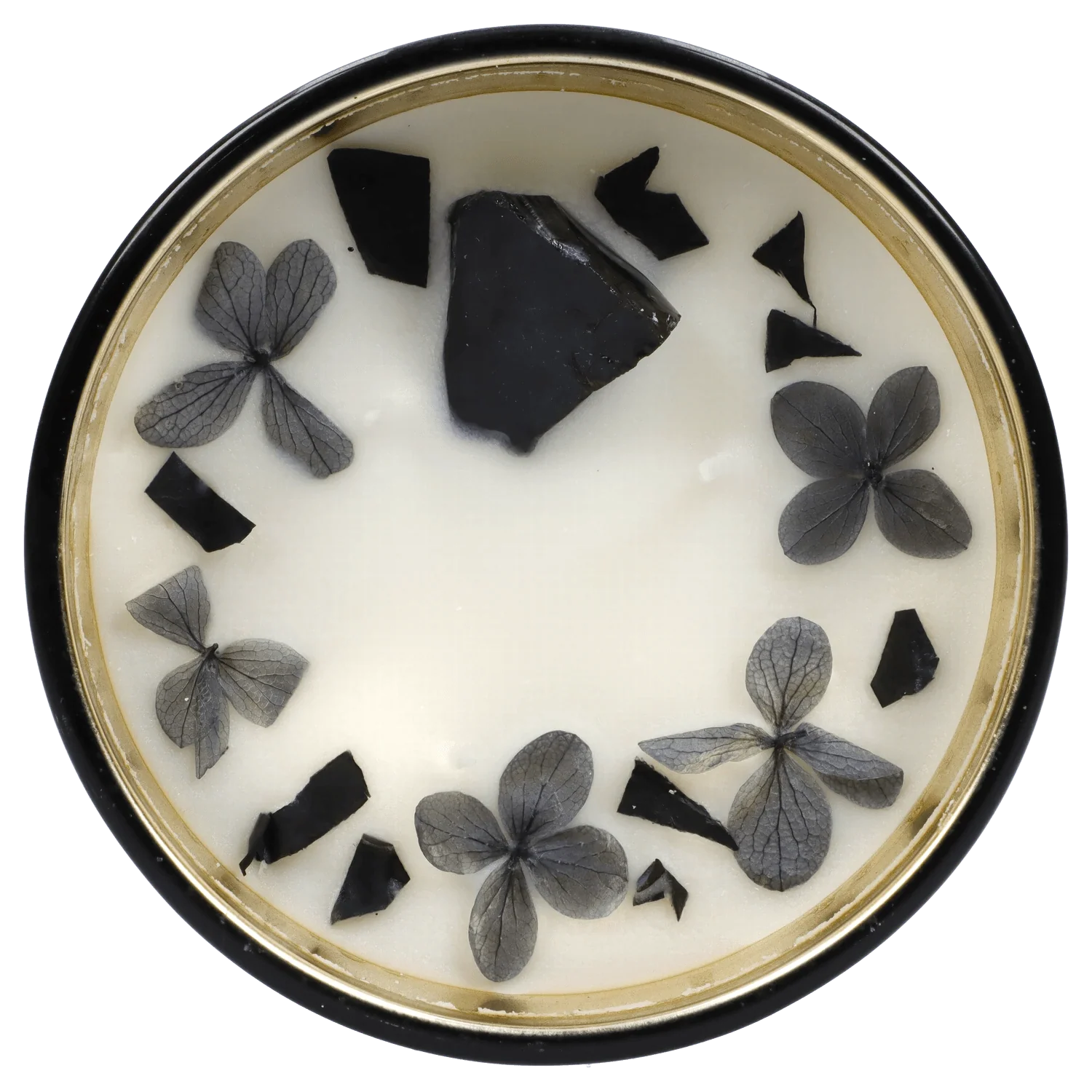 Queen of Bud Candle - Black Obsidian - Image 3