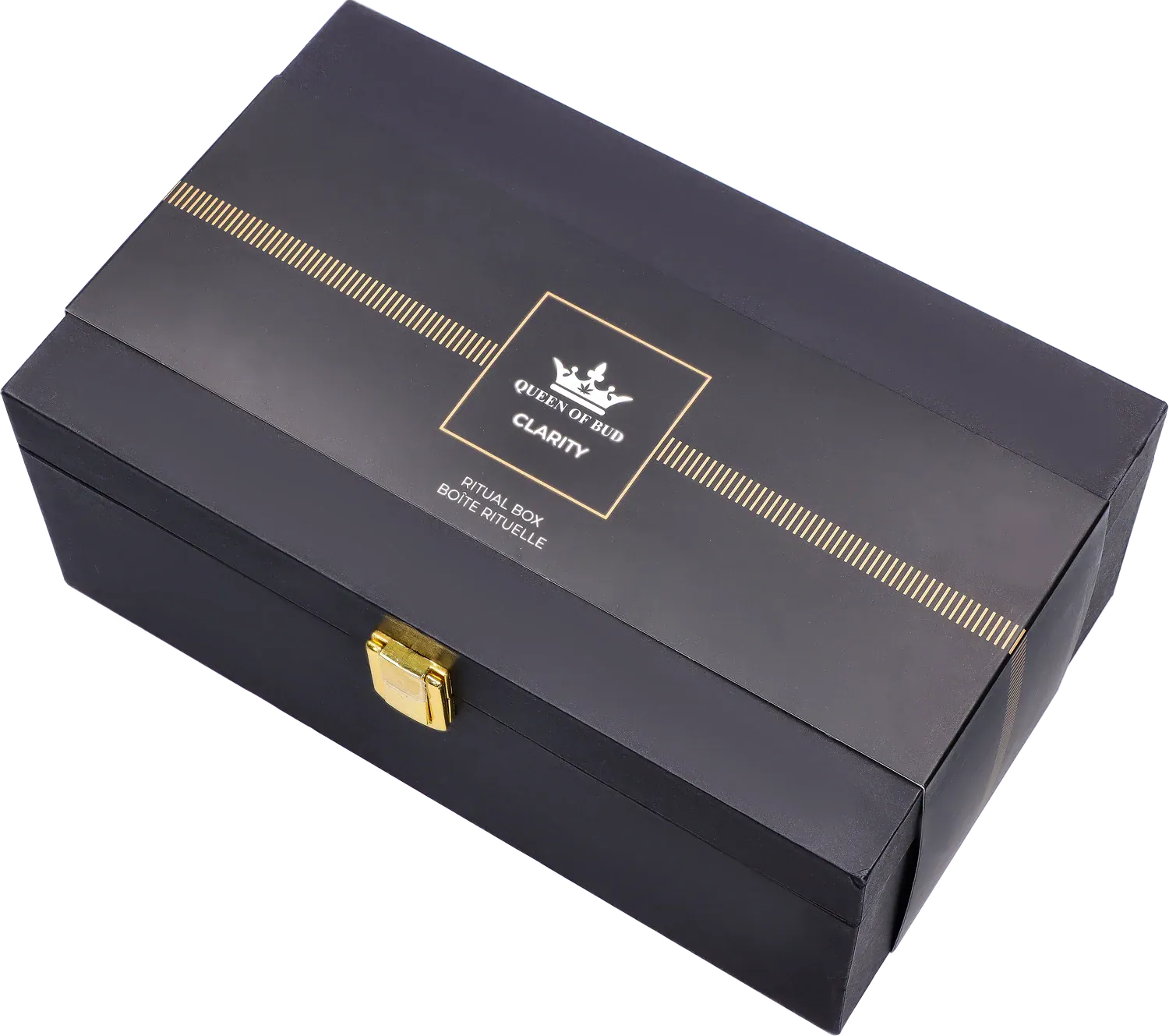 Queen of Bud: Clarity Ritual Box – Candle, Zippo, and Crystal - Image 3