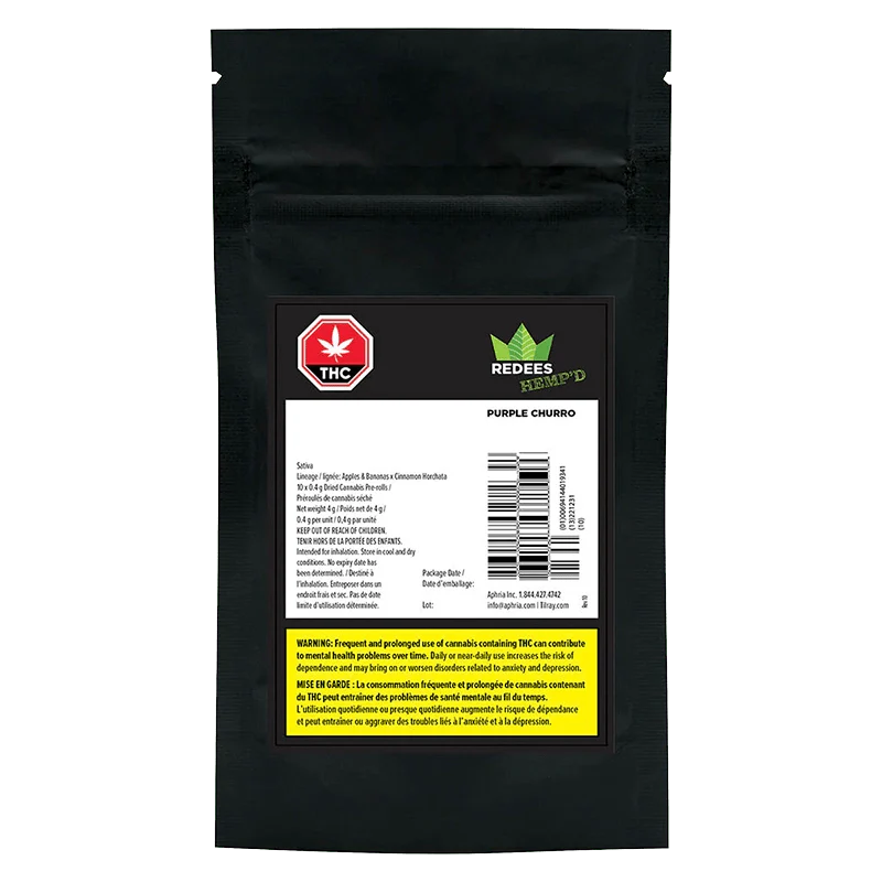 Purple Churro Redees Hemp'd PR 10 x 0.4 g - Image 3